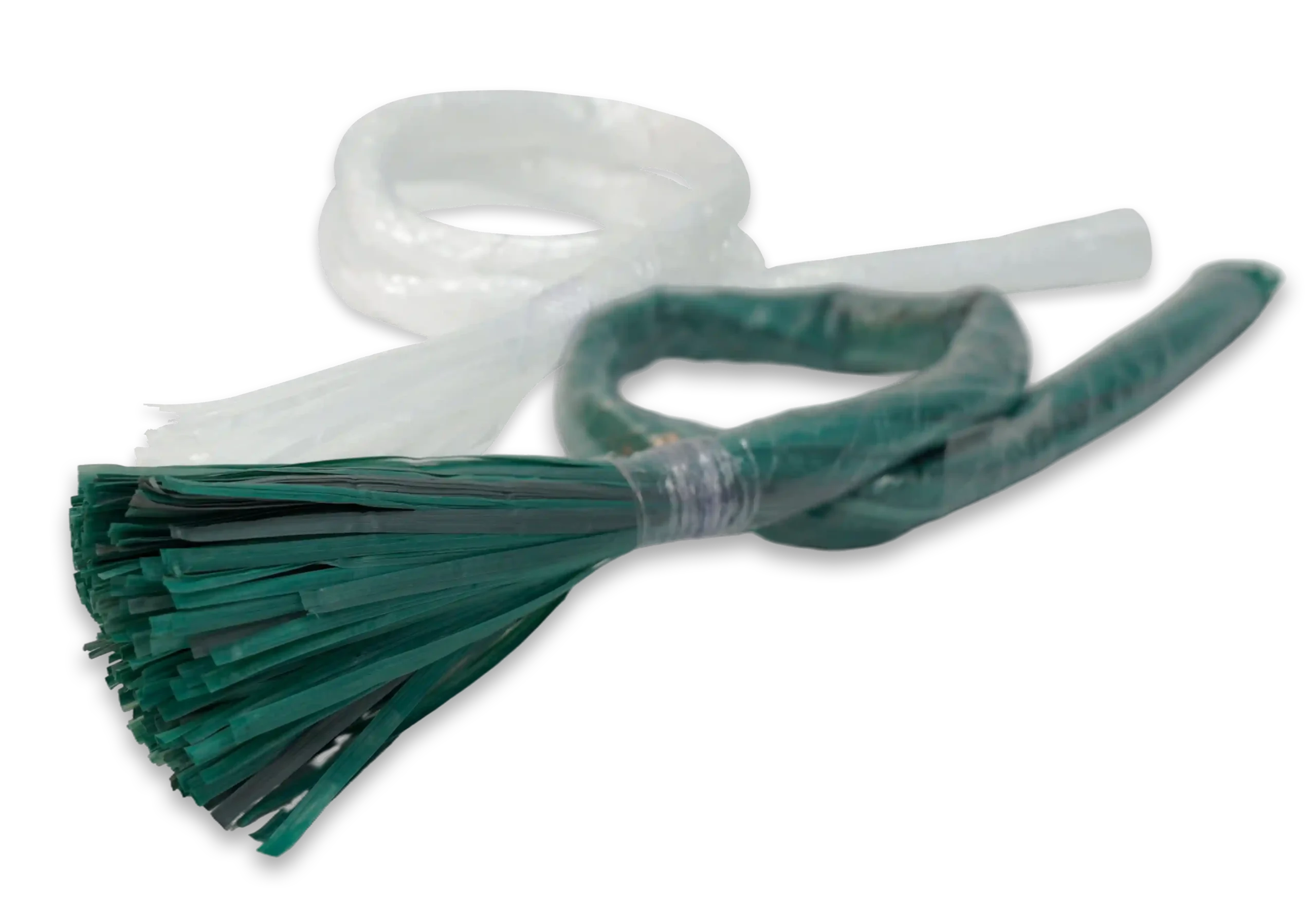 Produtos cortados, feitos com matéria-prima reciclada e sem aditivos